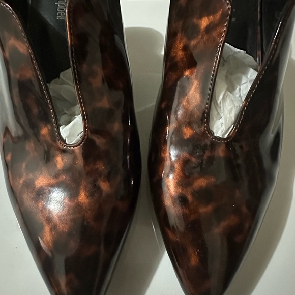 Jeffrey Campbell Tortoise Shell Mules - Picture 2 of 4